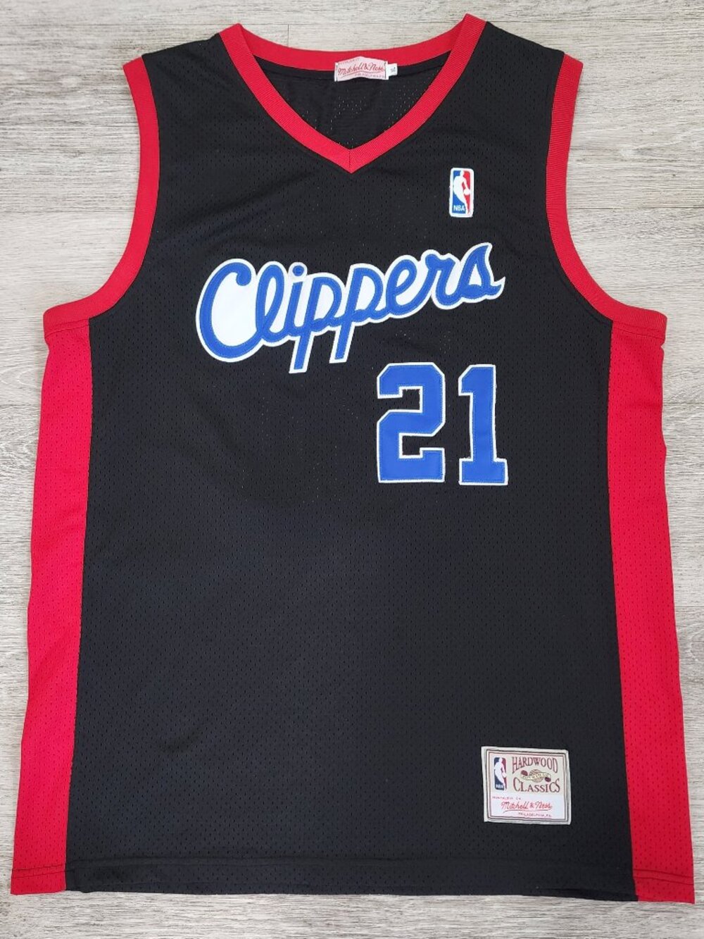 Mitchell & Ness LA Clippers Darius Miles #21 Jersey Men's XL VTG HWC Y2K Stitch